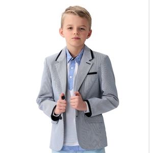 Leo&Lily Fine Dobby Casual Stripe Blazers Jacket w/ lining size 10